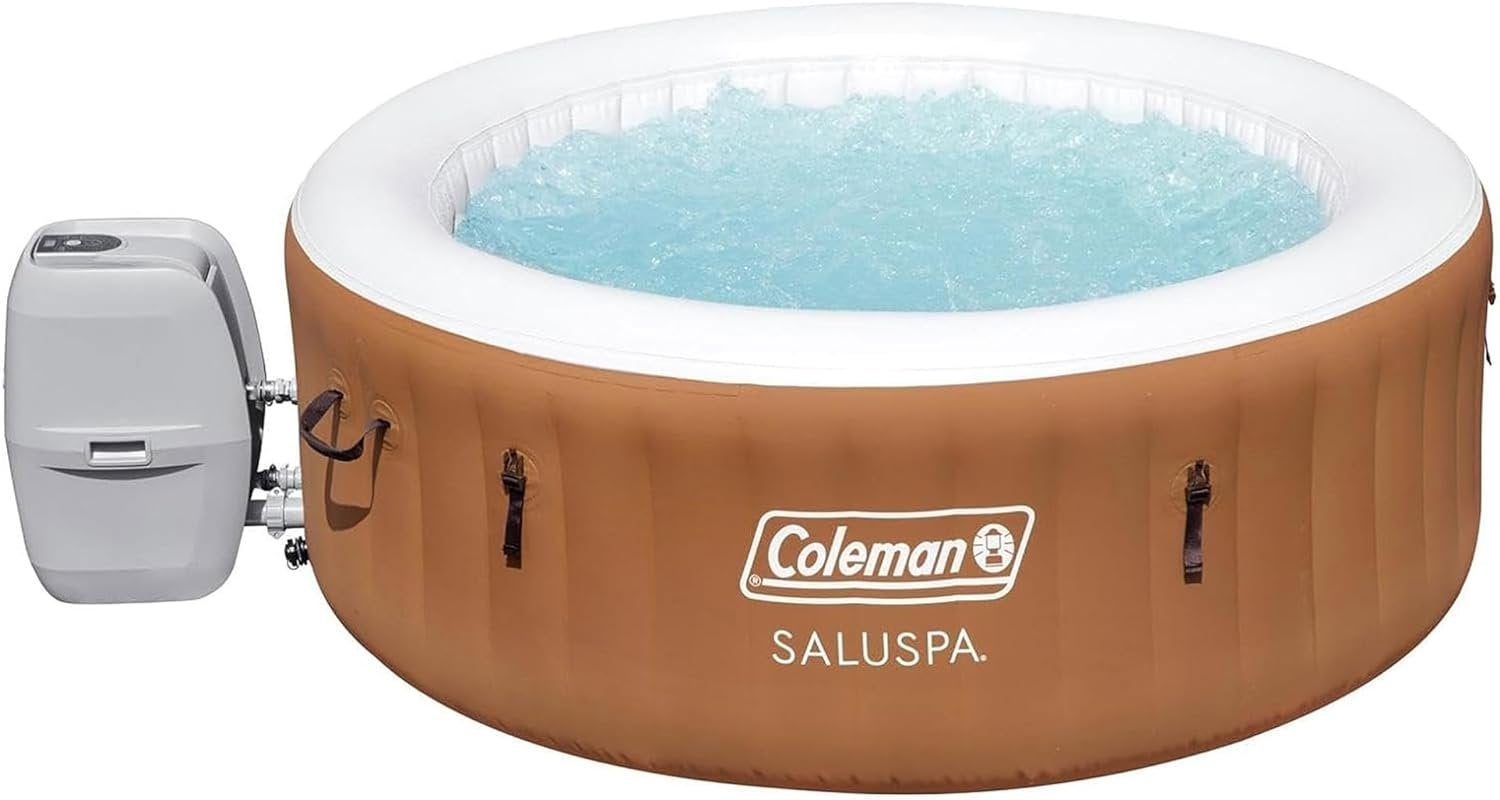 Inflatable Hot Tub Round Portable Outdoor Spa